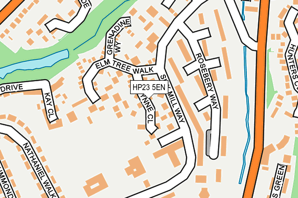 HP23 5EN map - OS OpenMap – Local (Ordnance Survey)