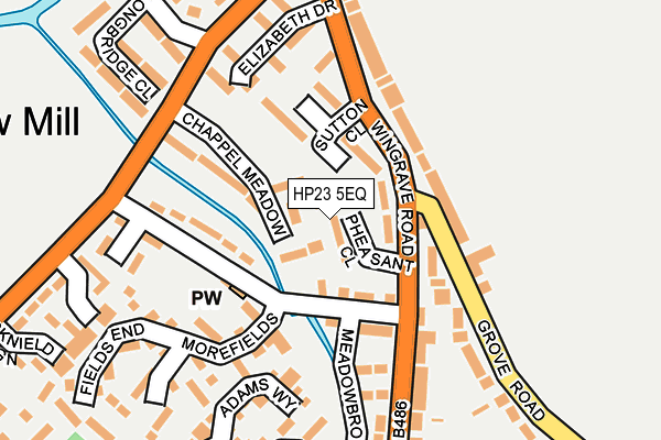 HP23 5EQ map - OS OpenMap – Local (Ordnance Survey)