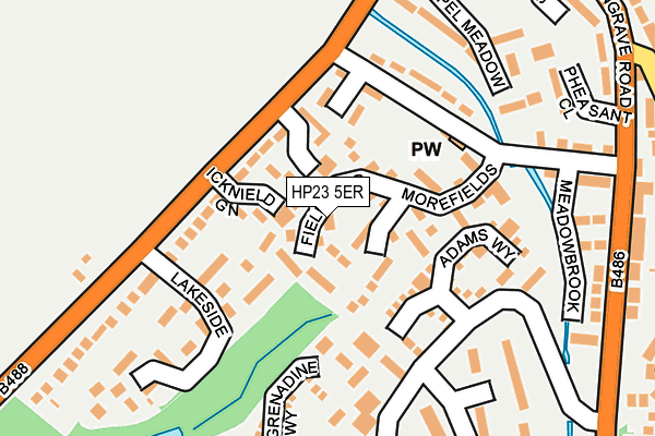 HP23 5ER map - OS OpenMap – Local (Ordnance Survey)