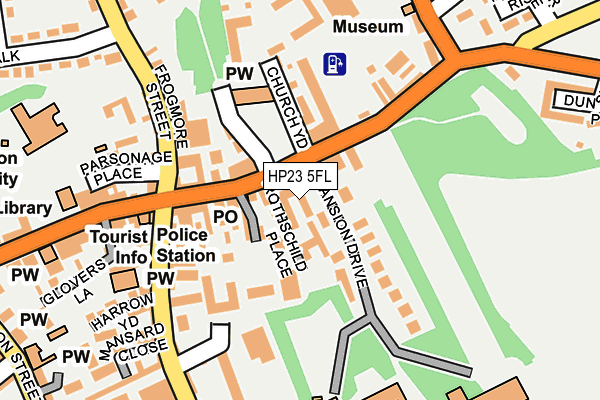 HP23 5FL map - OS OpenMap – Local (Ordnance Survey)