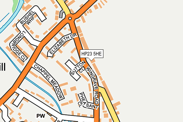 HP23 5HE map - OS OpenMap – Local (Ordnance Survey)