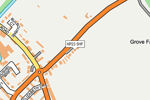 HP23 5HF map - OS OpenMap – Local (Ordnance Survey)