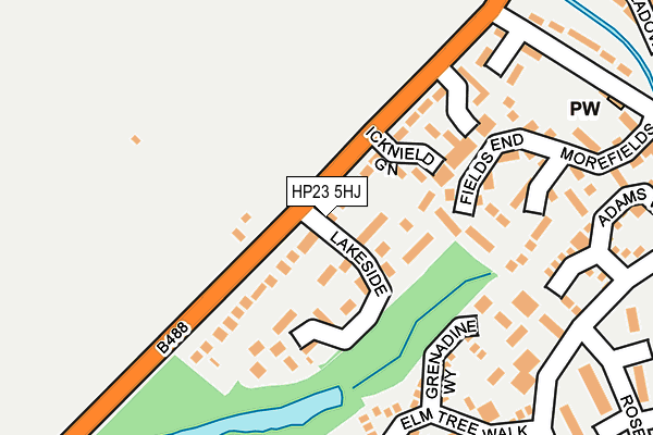 HP23 5HJ map - OS OpenMap – Local (Ordnance Survey)