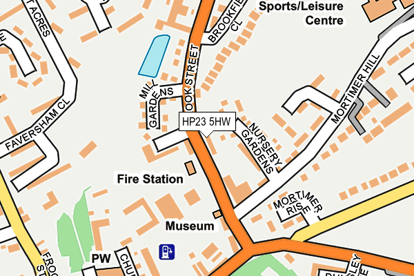 HP23 5HW map - OS OpenMap – Local (Ordnance Survey)