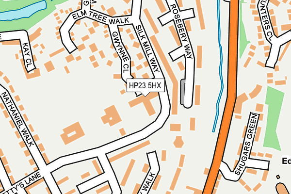 HP23 5HX map - OS OpenMap – Local (Ordnance Survey)