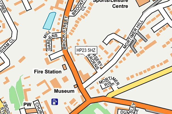 HP23 5HZ map - OS OpenMap – Local (Ordnance Survey)