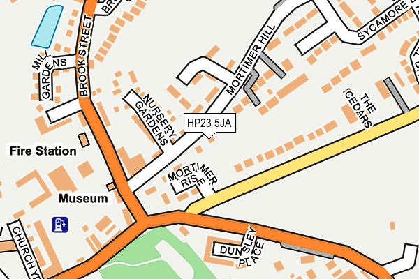 HP23 5JA map - OS OpenMap – Local (Ordnance Survey)