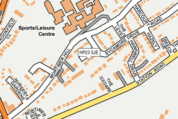 HP23 5JE map - OS OpenMap – Local (Ordnance Survey)