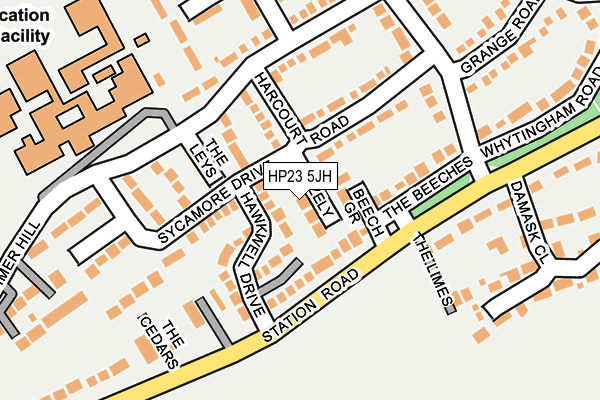 HP23 5JH map - OS OpenMap – Local (Ordnance Survey)
