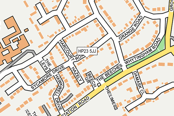 HP23 5JJ map - OS OpenMap – Local (Ordnance Survey)