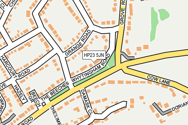 HP23 5JN map - OS OpenMap – Local (Ordnance Survey)