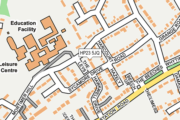 HP23 5JQ map - OS OpenMap – Local (Ordnance Survey)