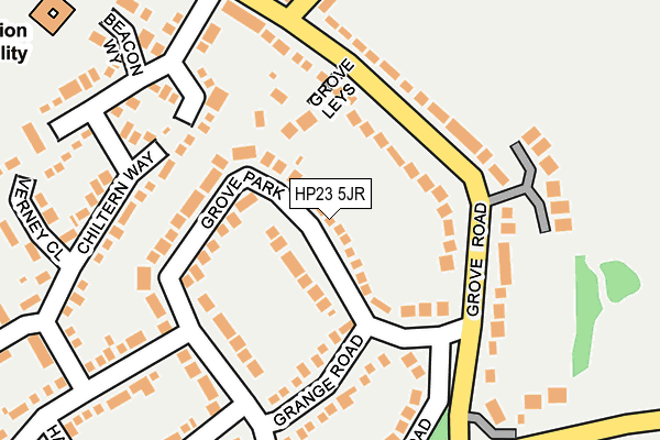 HP23 5JR map - OS OpenMap – Local (Ordnance Survey)