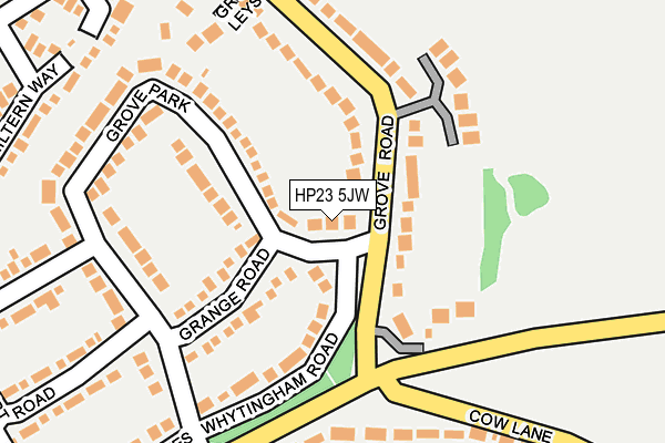 HP23 5JW map - OS OpenMap – Local (Ordnance Survey)