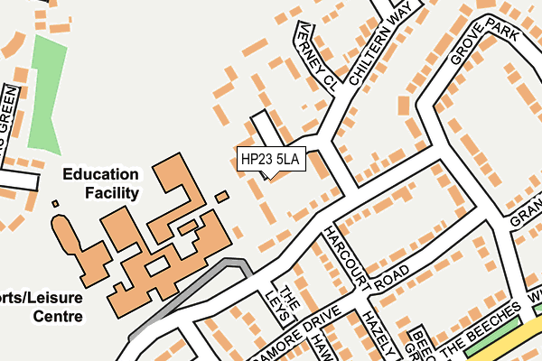 HP23 5LA map - OS OpenMap – Local (Ordnance Survey)