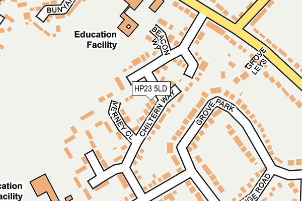 HP23 5LD map - OS OpenMap – Local (Ordnance Survey)