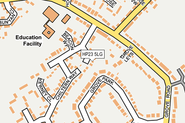 HP23 5LG map - OS OpenMap – Local (Ordnance Survey)
