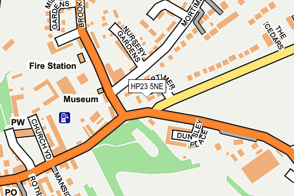 HP23 5NE map - OS OpenMap – Local (Ordnance Survey)