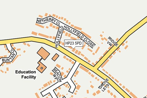 HP23 5PD map - OS OpenMap – Local (Ordnance Survey)