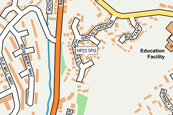 HP23 5PG map - OS OpenMap – Local (Ordnance Survey)