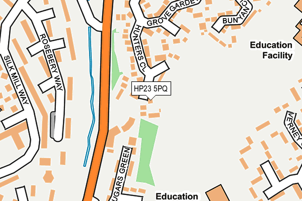 HP23 5PQ map - OS OpenMap – Local (Ordnance Survey)