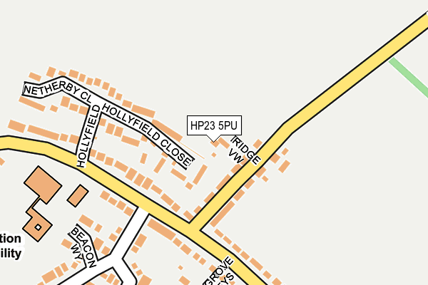 HP23 5PU map - OS OpenMap – Local (Ordnance Survey)