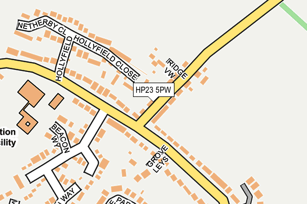 HP23 5PW map - OS OpenMap – Local (Ordnance Survey)