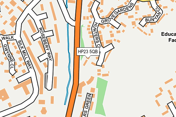 HP23 5QB map - OS OpenMap – Local (Ordnance Survey)