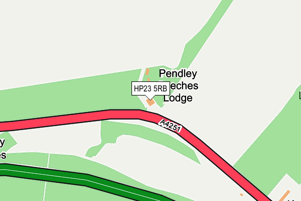 HP23 5RB map - OS OpenMap – Local (Ordnance Survey)