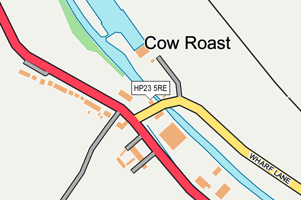 HP23 5RE map - OS OpenMap – Local (Ordnance Survey)