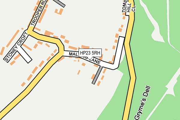 HP23 5RH map - OS OpenMap – Local (Ordnance Survey)