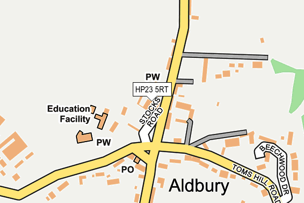 Map of TOPDAYTOOLS LTD at local scale