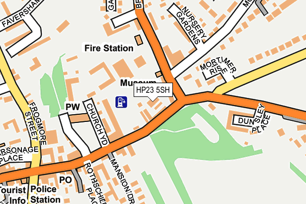 HP23 5SH map - OS OpenMap – Local (Ordnance Survey)