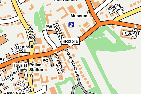 Map of ORCHID ESTATE AGENTS LIMITED at local scale