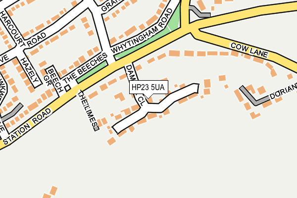 HP23 5UA map - OS OpenMap – Local (Ordnance Survey)