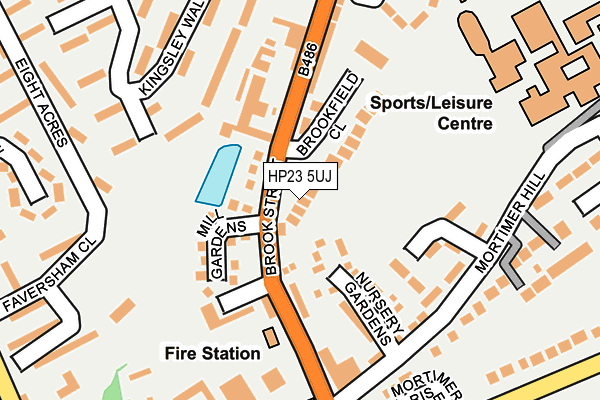 Map of EVANS WAY (TRING) MANAGEMENT LIMITED at local scale