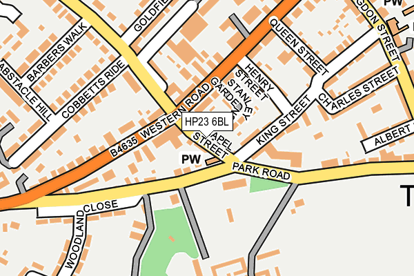 HP23 6BL map - OS OpenMap – Local (Ordnance Survey)