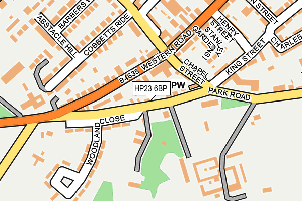 HP23 6BP map - OS OpenMap – Local (Ordnance Survey)
