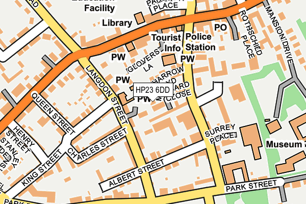 HP23 6DD map - OS OpenMap – Local (Ordnance Survey)