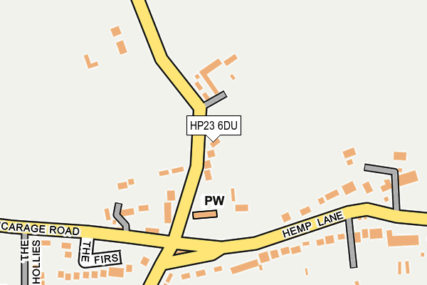 HP23 6DU map - OS OpenMap – Local (Ordnance Survey)