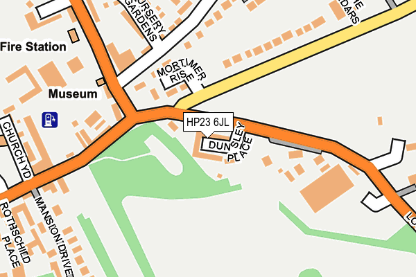 HP23 6JL map - OS OpenMap – Local (Ordnance Survey)