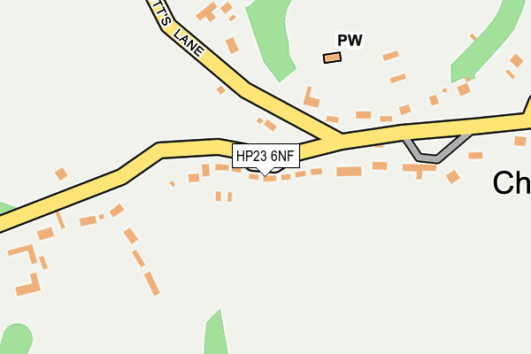 HP23 6NF map - OS OpenMap – Local (Ordnance Survey)