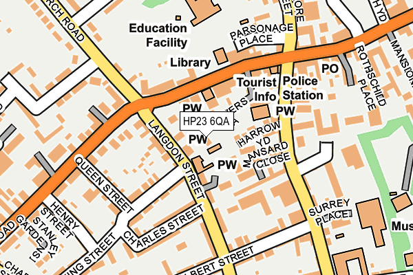 HP23 6QA map - OS OpenMap – Local (Ordnance Survey)
