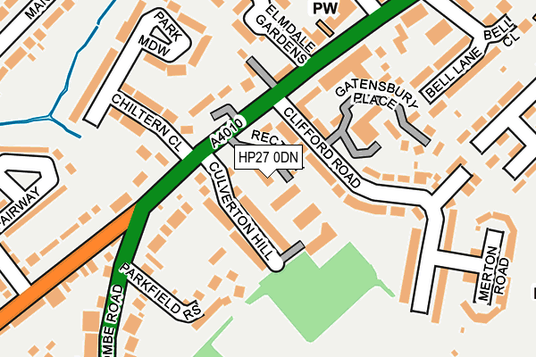 HP27 0DN map - OS OpenMap – Local (Ordnance Survey)