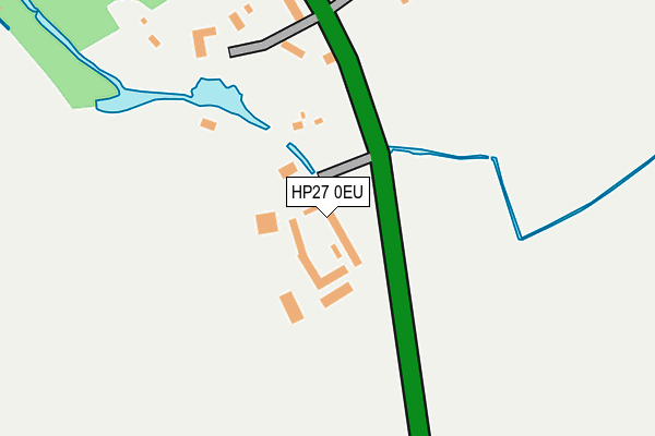 HP27 0EU map - OS OpenMap – Local (Ordnance Survey)