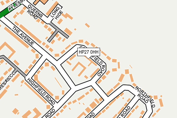 HP27 0HH map - OS OpenMap – Local (Ordnance Survey)