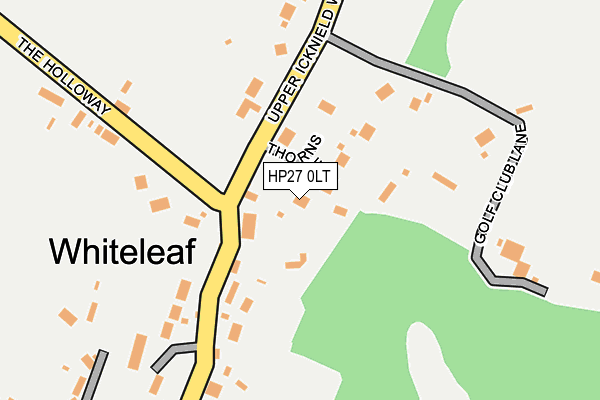 HP27 0LT map - OS OpenMap – Local (Ordnance Survey)