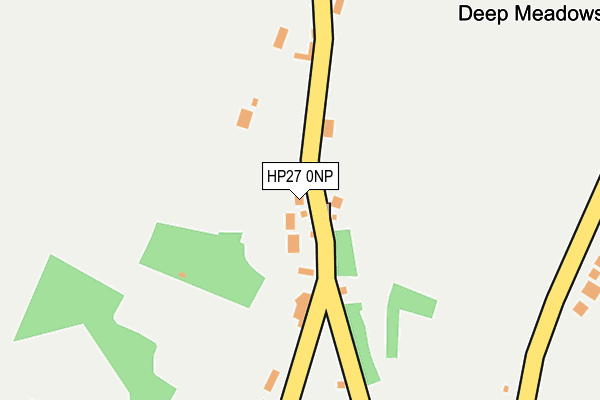 HP27 0NP map - OS OpenMap – Local (Ordnance Survey)