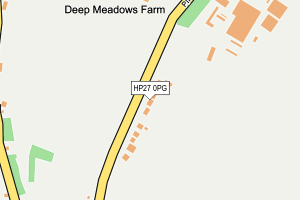 HP27 0PG map - OS OpenMap – Local (Ordnance Survey)