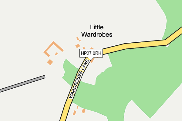 HP27 0RH map - OS OpenMap – Local (Ordnance Survey)